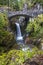 Christine Falls Bridge at Mount Rainier National Park in Washington State during summer