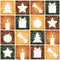 Christmas 4sq background pattern