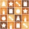 Christmas 4sq background pattern