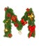 Christmas Alphabet Letter M