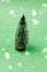 Christmas Background with Christmas Fir Tree Holiday Background Vertical Christmas Festive Mood Snow Toned