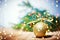 Christmas background with christmass ball - Soft focus