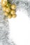 Christmas background gold and silver, to insert text