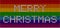 Christmas background with knitted rainbow pattern