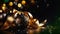 christmas background , looping video background , luxury christmas animation , Christmas glass bubble , space for text