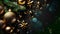 christmas background , looping video background , luxury christmas animation , Christmas glass bubble , space for text