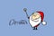 Christmas Background magical Santa Claus