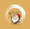 Christmas Background magical Santa Claus