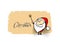 Christmas Background magical Santa Claus,