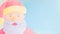 Christmas background with pastel color.
