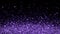 Christmas Background Purple Glitters - 3D Rendered Shining Sparkles