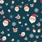Christmas background, seamless