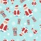 Christmas background, seamless