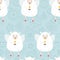 Christmas background with sheep