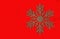 Christmas background, snowflake, on a red background, copy space, no people, top view, horizontal, new year wallpapers