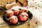 Christmas baked stuffed apples