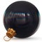 Christmas ball decoration black bauble closeup Happy New Year