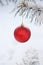 Christmas Ball Decoration - Stock Photo