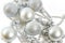 Christmas balls and pearls as symbol of New Year
