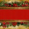 Christmas banner. Background Xmas design of superb garland