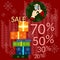 Christmas big sale e-commerce discounts christmas shopping gifts