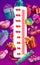 Christmas and birthday gifts kids height chart