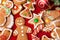 This is a Christmas biscuit cookies