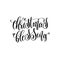 Christmas blessing hand lettering positive quote to christmas