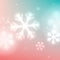 Christmas blurred snowflake background