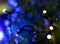 Christmas bokeh. Abstract holiday defocused background