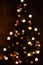 Christmas bokeh starry tree