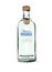 Christmas bottle of vodka. Gift alcohol. Sketch on a white background