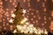 Christmas brown wooden tree