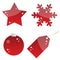 Christmas Buttons, Tags, Badges, web usage