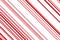 Christmas candle, lollipop pattern. Striped diagonal background with slanted lines.