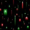 Christmas candle seamless background