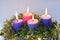 Christmas candles