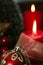 Christmas candles background