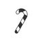 Christmas candy cane icon