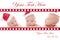 Christmas Card: Babies in Santa Hat