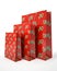 Christmas carrier paper bags