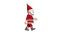 Christmas cartoon animation. Animated Santa Xmas.