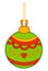 Christmas cartoons clip art. Christmas ball clipart vector