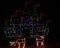 Christmas Castle and Deer Christmas Lights