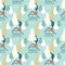 Christmas Chalet Seamless Repeat Pattern Vector Print