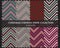Christmas Chevron Stripe seamless pattern Collection