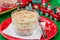 Christmas Chicken, Apple, Cheese and Egg Salad Layered with Mayo