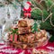 Christmas Chocolate Fudge Slices