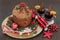 Christmas Chocolate Panettone Cake