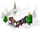 Christmas Church Isometric